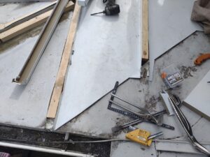 瓦棒のドブ取付