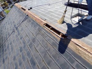 換気棟の開口部